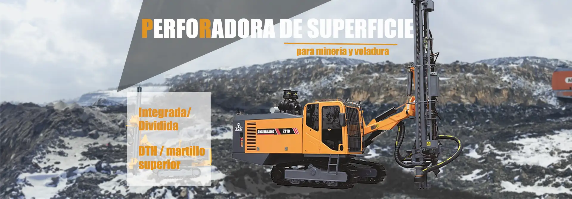 Perforadora para minería a cielo abierto