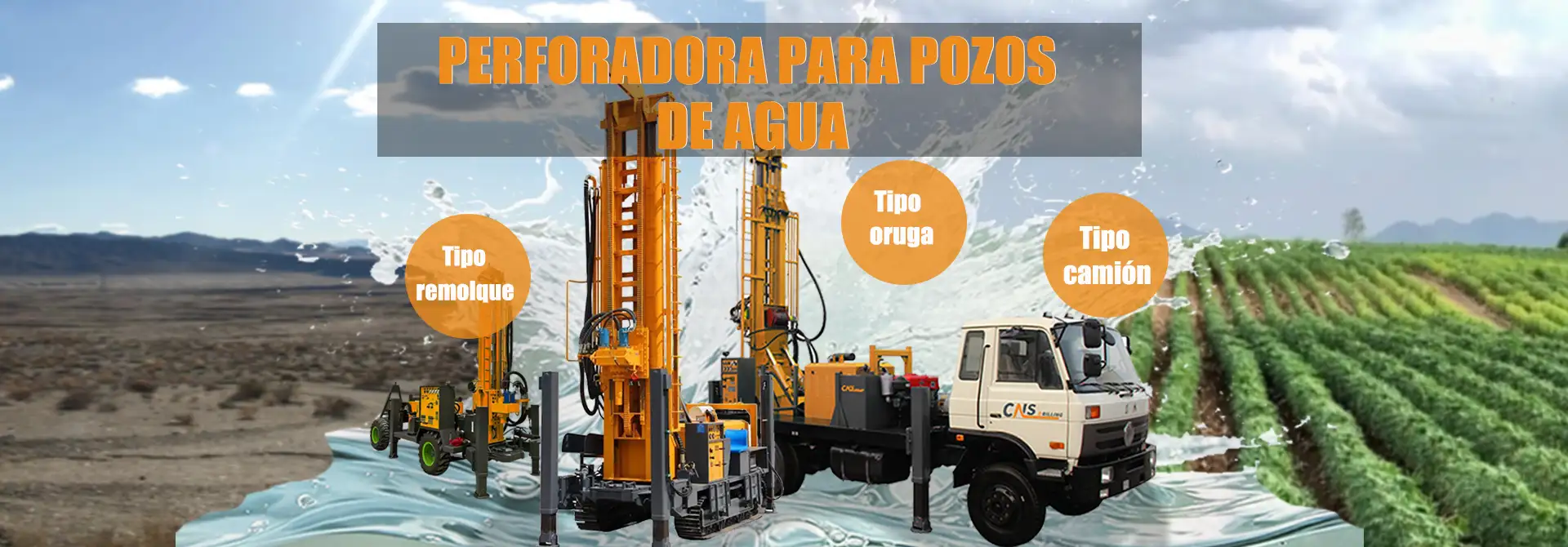 Perforadora para pozos de agua
