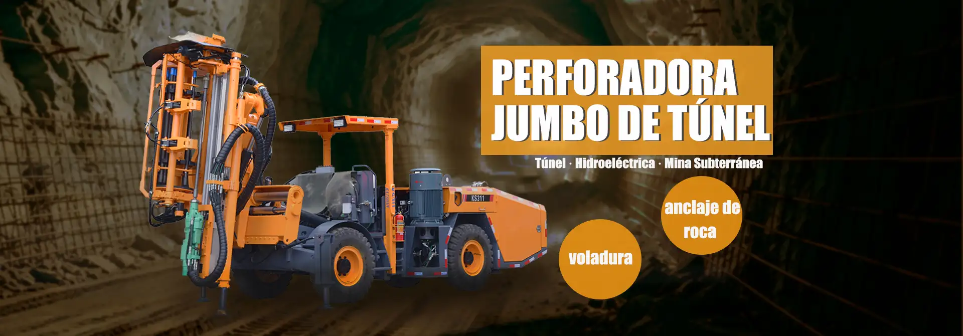 Perforadora jumbo de túnel